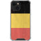 Belgium Flag Distressed iPhone 13 Clear Case